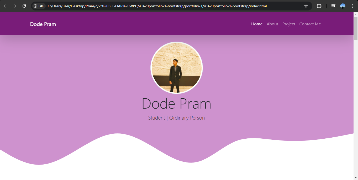 Portofolio-bootstrap
